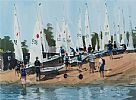 SAILS AT THE READY by Kenny Hayes at Ross's Online Art Auctions