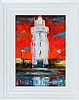 DONAGHADEE LIGHTHOUSE by John Stewart at Ross's Online Art Auctions