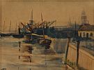 DOCKLANDS by L. Grey at Ross's Online Art Auctions