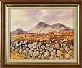 SLIEVE BINNIAN EAST FACE by Gerald Walby at Ross's Online Art Auctions