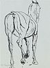HORSE STUDY by Con Campbell at Ross's Online Art Auctions
