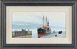 BROOM COAL BOAT AT CARLINGFORD by Norman Whitla at Ross's Online Art Auctions