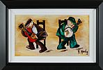 DUELLING MUSICIANS by Hugo Healy at Ross's Online Art Auctions
