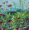 WILD FLOWERS IN THE HEDGEROW by Rachel Keenan at Ross's Online Art Auctions