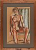 FEMALE NUDE MODEL by Irish School at Ross's Online Art Auctions