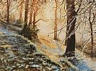WINTER WOODLANDS by A. Linney at Ross's Online Art Auctions