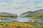 GLENVEIGH CASTLE, COUNTY DONEGAL by Oscar Millar at Ross's Online Art Auctions