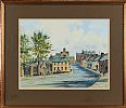 MAIN STREET, HILLSBOROUGH by Colin Gibson at Ross's Online Art Auctions