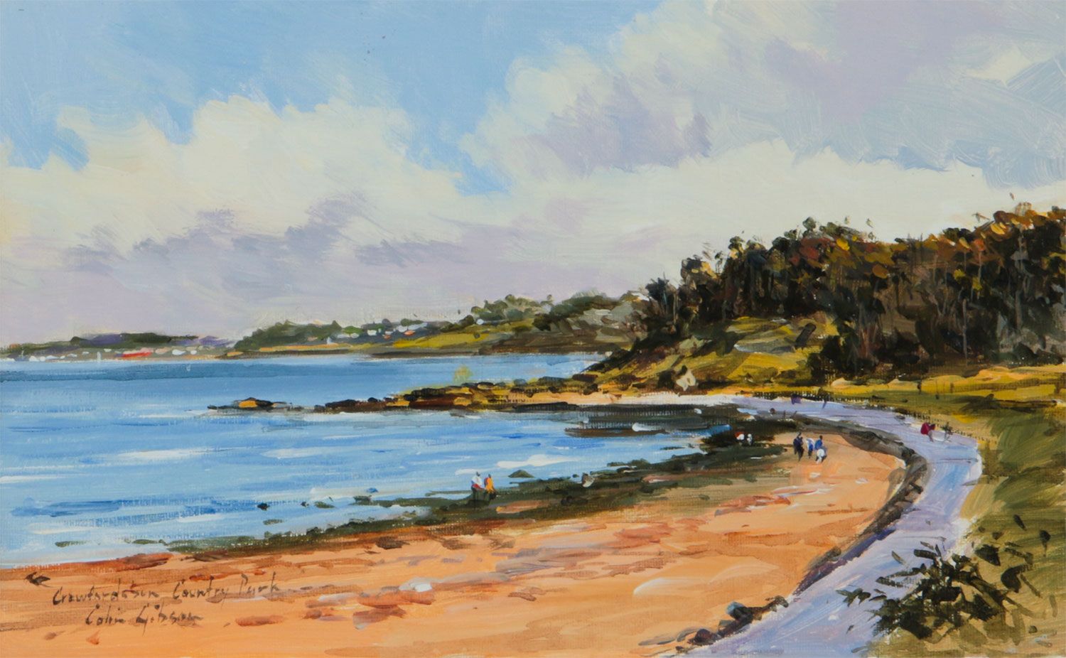 CRAWFORDSBURN COUNTRY PARK by Colin Gibson at Ross's Online Art Auctions