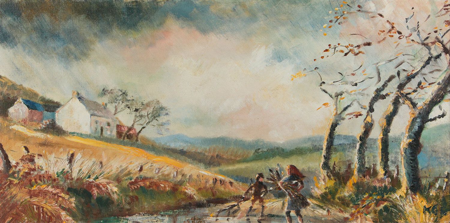 THE STICK GATHERERS by Kate Reade at Ross's Online Art Auctions