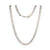 STERLING SILVER CURB-LINK CHAIN at Ross's Online Art Auctions