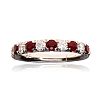 PLATINUM RUBY & DIAMOND BAND at Ross's Online Art Auctions