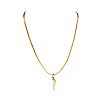 18CT GOLD CHAIN WITH 9CT GOLD PENDANT at Ross's Online Art Auctions