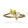 18CT GOLD TWO STONE DIAMOND RING at Ross's Online Art Auctions