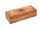 VICTORIAN INLAID WALNUT JEWELLERY BOX at Ross's Online Art Auctions