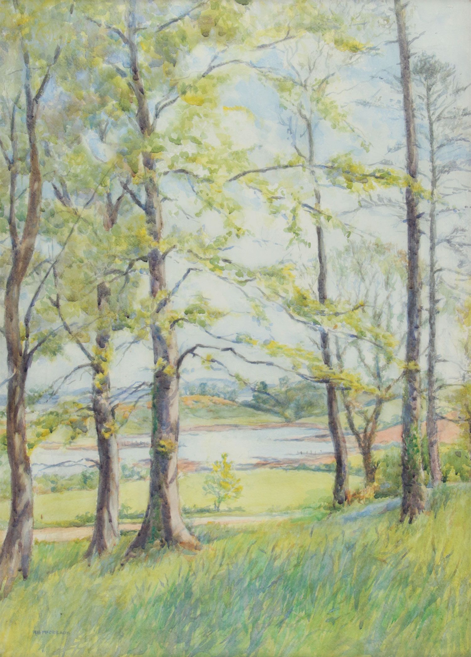 EARLY SPRING, BALLYMACARRON by Ellen Brown Workman McCready at Ross's Online Art Auctions