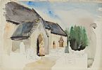 A PARISH CHURCHYARD by Ellen Brown Workman McCready at Ross's Online Art Auctions