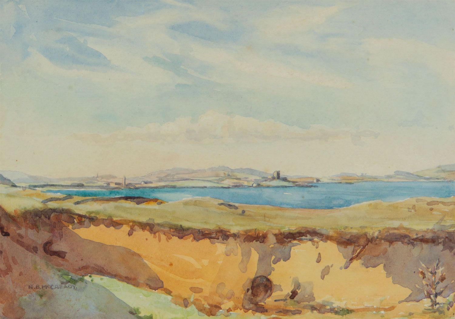 ENTRANCE TO STRANGFORD LOUGH by Ellen Brown Workman McCready at Ross's Online Art Auctions