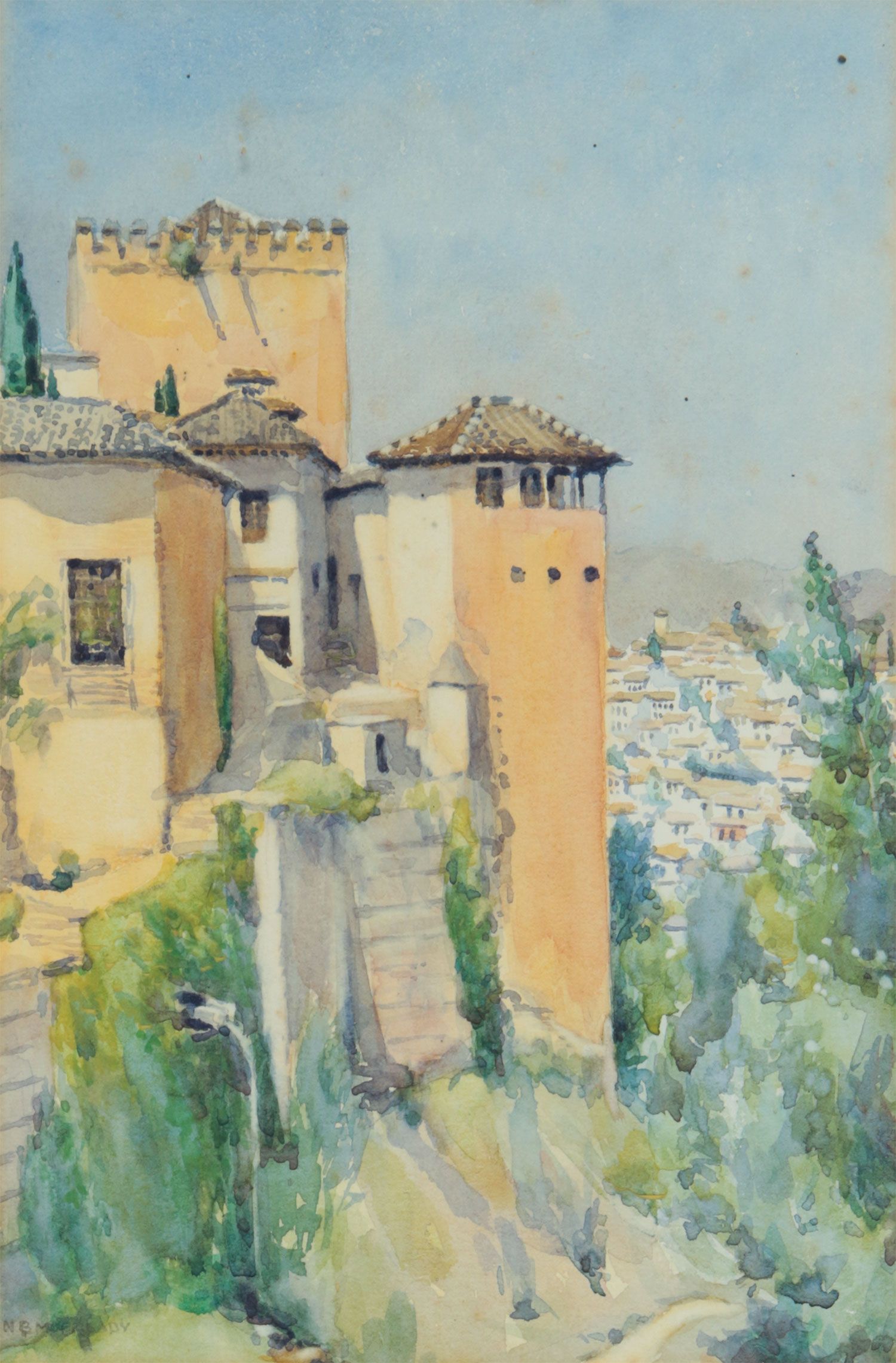 A SPANISH SPRING DAY by Ellen Brown Workman McCready at Ross's Online Art Auctions