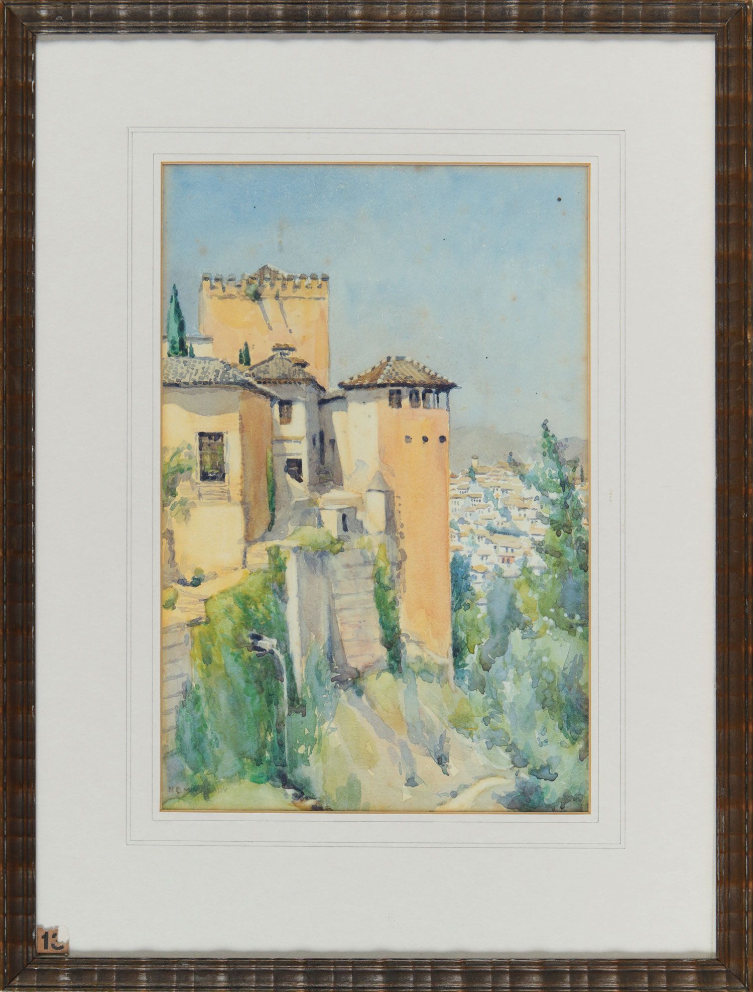 A SPANISH SPRING DAY by Ellen Brown Workman McCready at Ross's Online Art Auctions