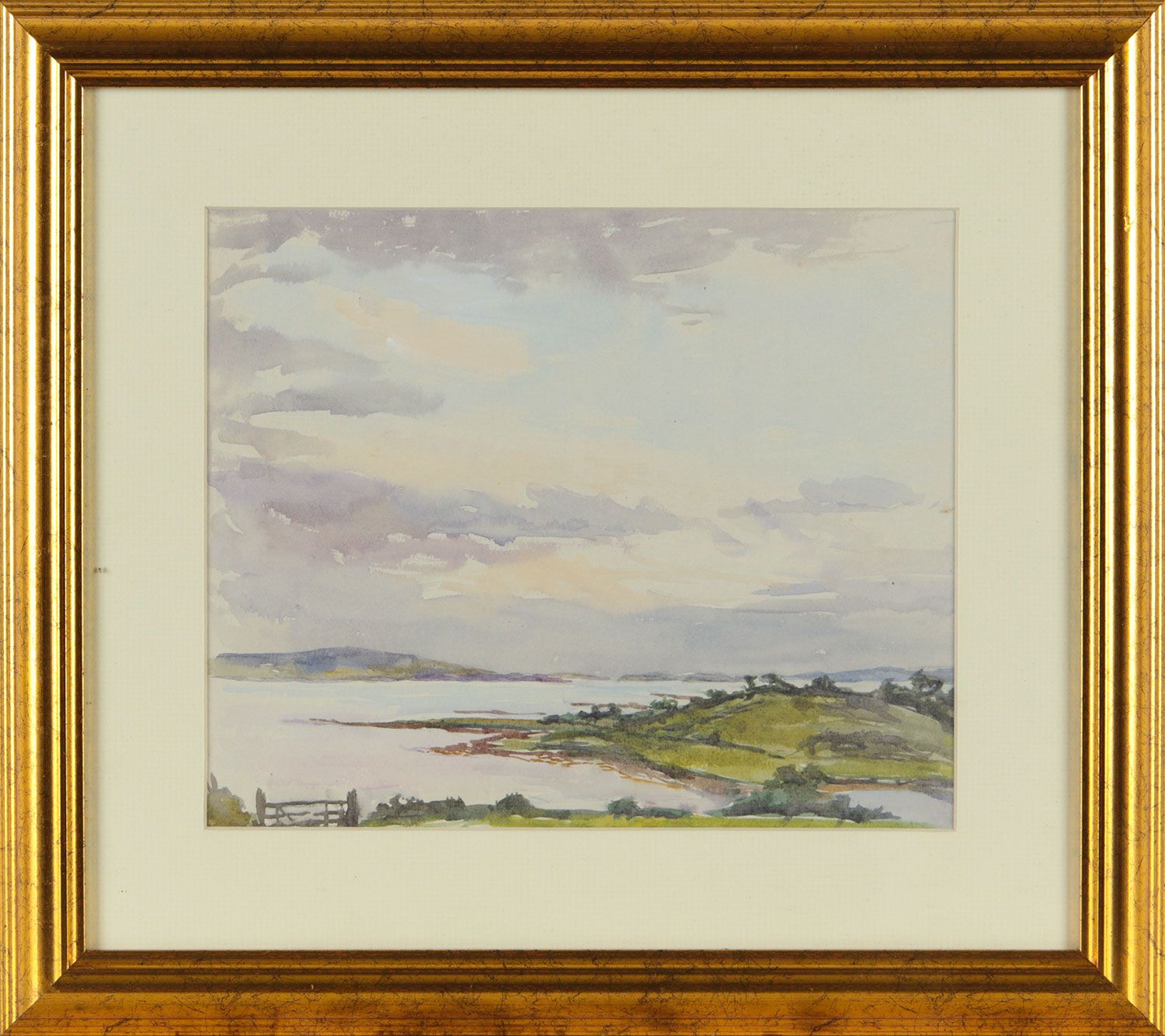STRANGFORD NARROWS FROM BALLYMACARRON by Ellen Brown Workman McCready at Ross's Online Art Auctions