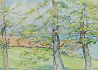 STRANGFORD LOUGH THROUGH THE TREES, BALLYMACARRON by Ellen Brown Workman McCready at Ross's Online Art Auctions