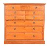 WARING & GILLOW INLAID SATINWOOD CHEST OF DRAWERS at Ross's Online Art Auctions