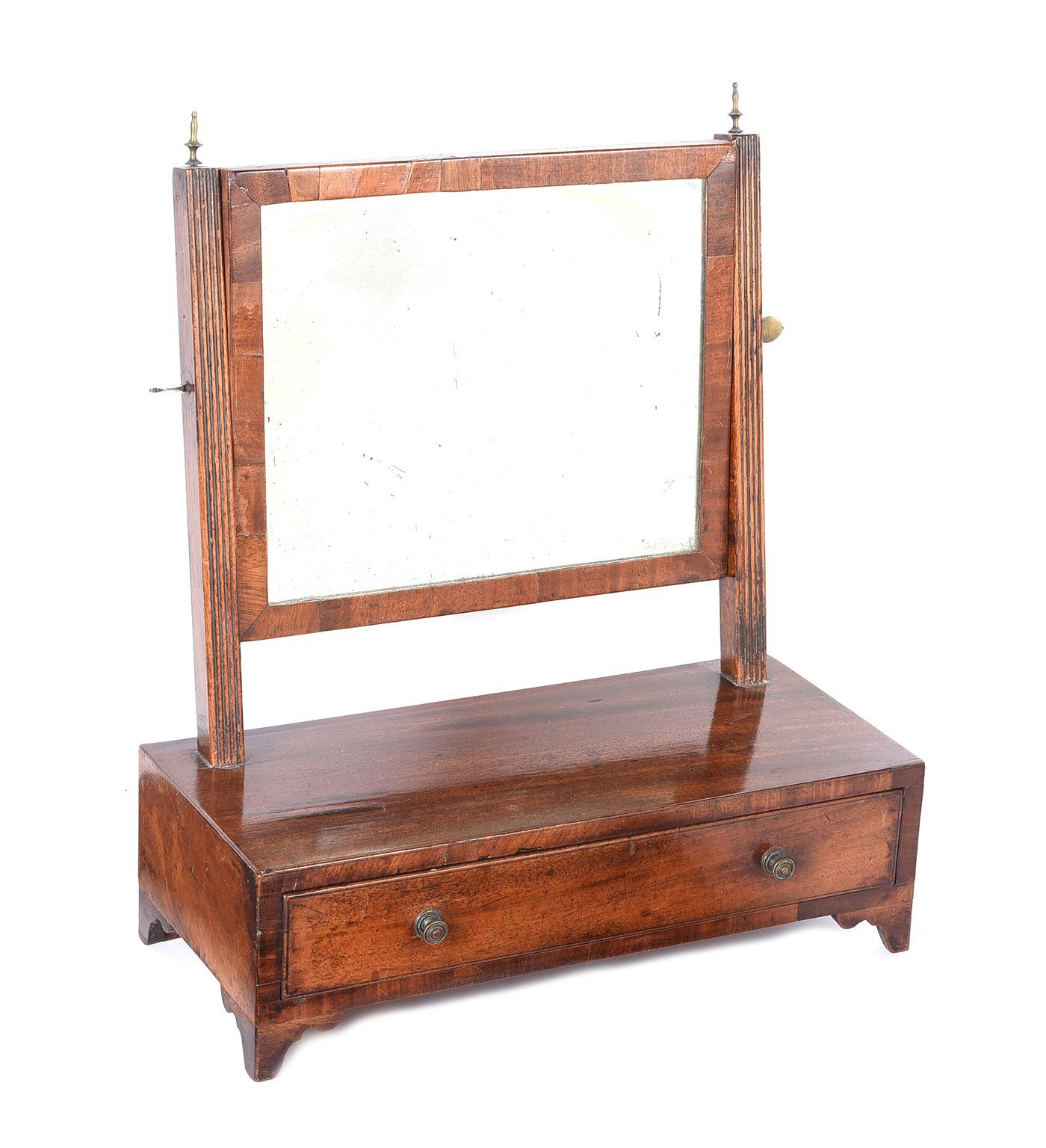 NINETEENTH CENTURY MAHOGANY DRESSING TABLE MIRROR at Ross's Online Art Auctions