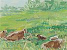 Lindy Guinness, 'MOILED HERD, CLANDELOYE MEADOWS' at Ross's Online Art Auctions