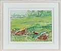 Lindy Guinness, 'MOILED HERD, CLANDELOYE MEADOWS' at Ross's Online Art Auctions