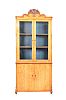 VICTORIAN SATINWOOD TWO DOOR BOOKCASE at Ross's Online Art Auctions