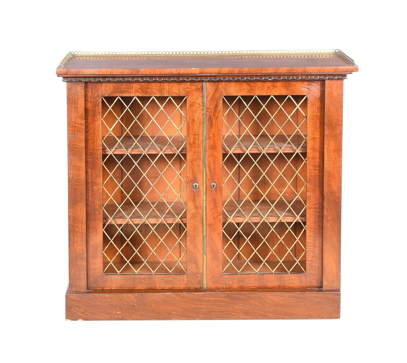 EARLY NINETEENTH CENTURY TWO DOOR SIDE CABINET at Ross's Online Art Auctions