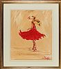 Louise Mansfield, 'DANCER IN RED' at Ross's Online Art Auctions