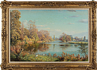 Victor Elford, 'SHIPLAKE ON THE THAMES, PHILLMORES ISLAND' at Ross's Online Art Auctions