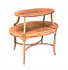 INLAID ROSEWOOD TWO TIER ETAGERE at Ross's Online Art Auctions