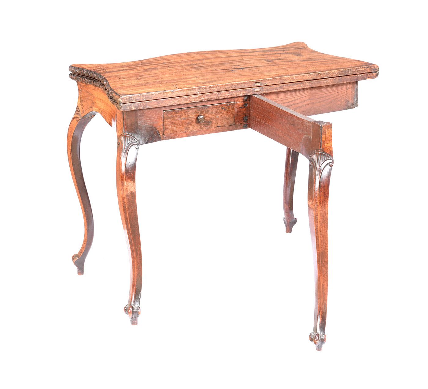 HEPPLEWHITE TURNOVER LEAF TEA TABLE at Ross's Online Art Auctions