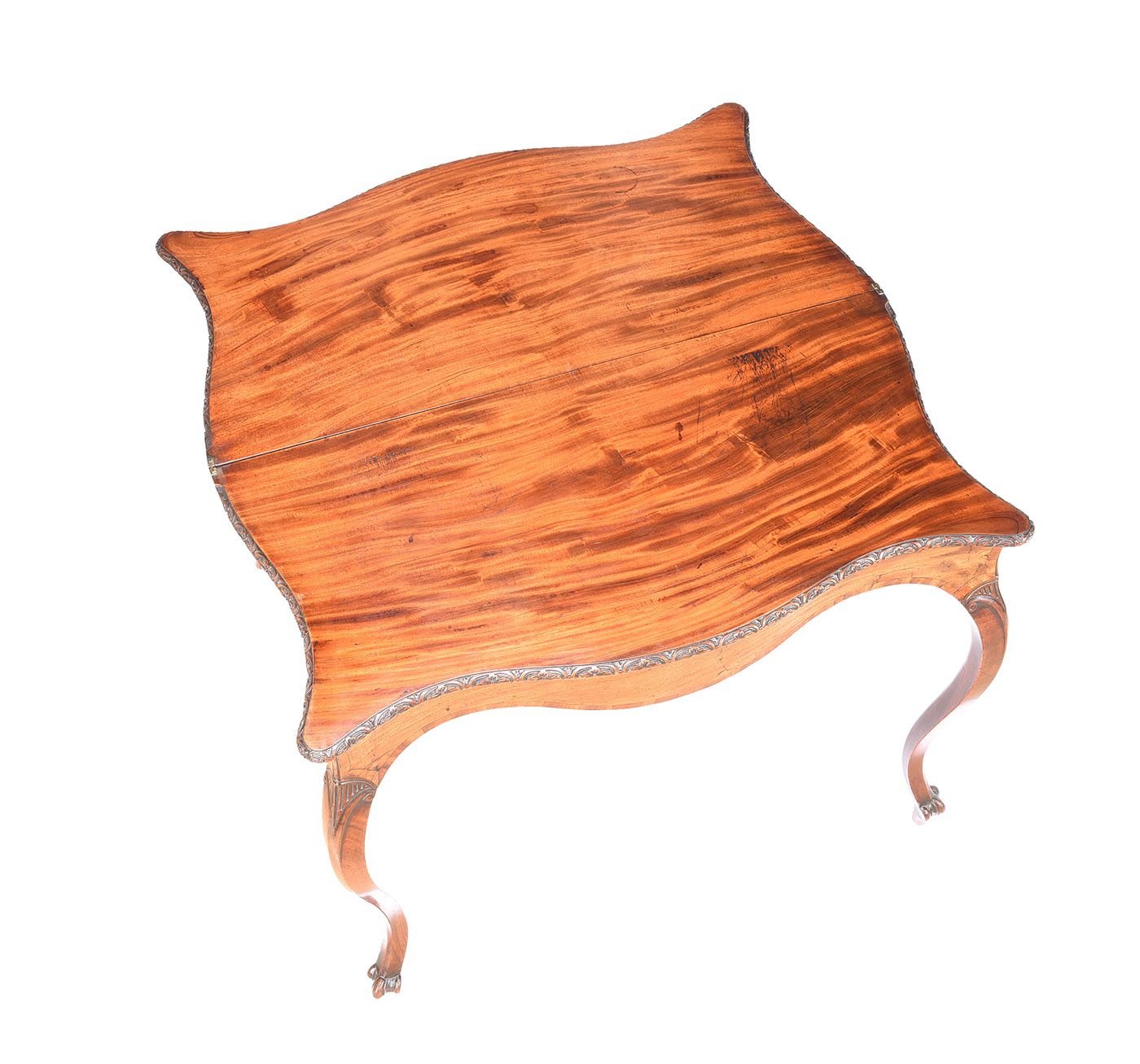 HEPPLEWHITE TURNOVER LEAF TEA TABLE at Ross's Online Art Auctions