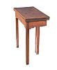 GEORGIAN MAHOGANY TURNOVER LEAF TEA TABLE at Ross's Online Art Auctions
