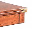 REGENCY INLAID MAHOGANY TURNOVER LEAF CARD TABLE at Ross's Online Art Auctions