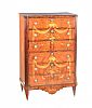 EARLY NINETEENTH CENTURY CONTINENTAL MARQUETRY CHEST at Ross's Online Art Auctions