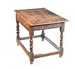 VICTORIAN OAK SIDE TABLE at Ross's Online Art Auctions