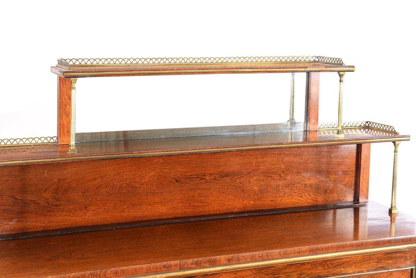 REGENCY ROSEWOOD MIRROR BACK CHIFFONIER at Ross's Online Art Auctions