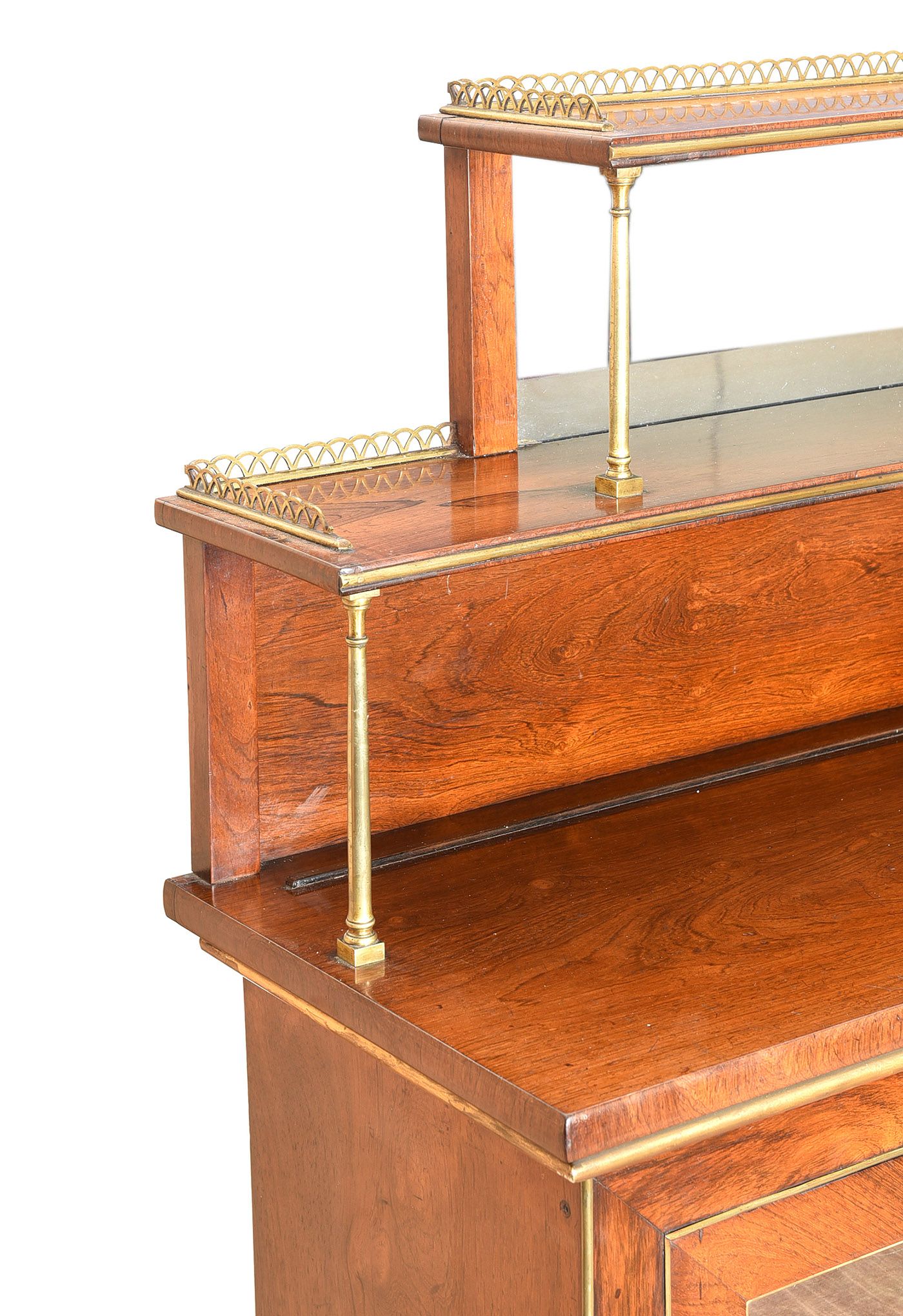 REGENCY ROSEWOOD MIRROR BACK CHIFFONIER at Ross's Online Art Auctions