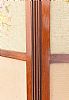 VICTORIAN MAHOGANY FOUR PANEL FOLDING SCREEN at Ross's Online Art Auctions