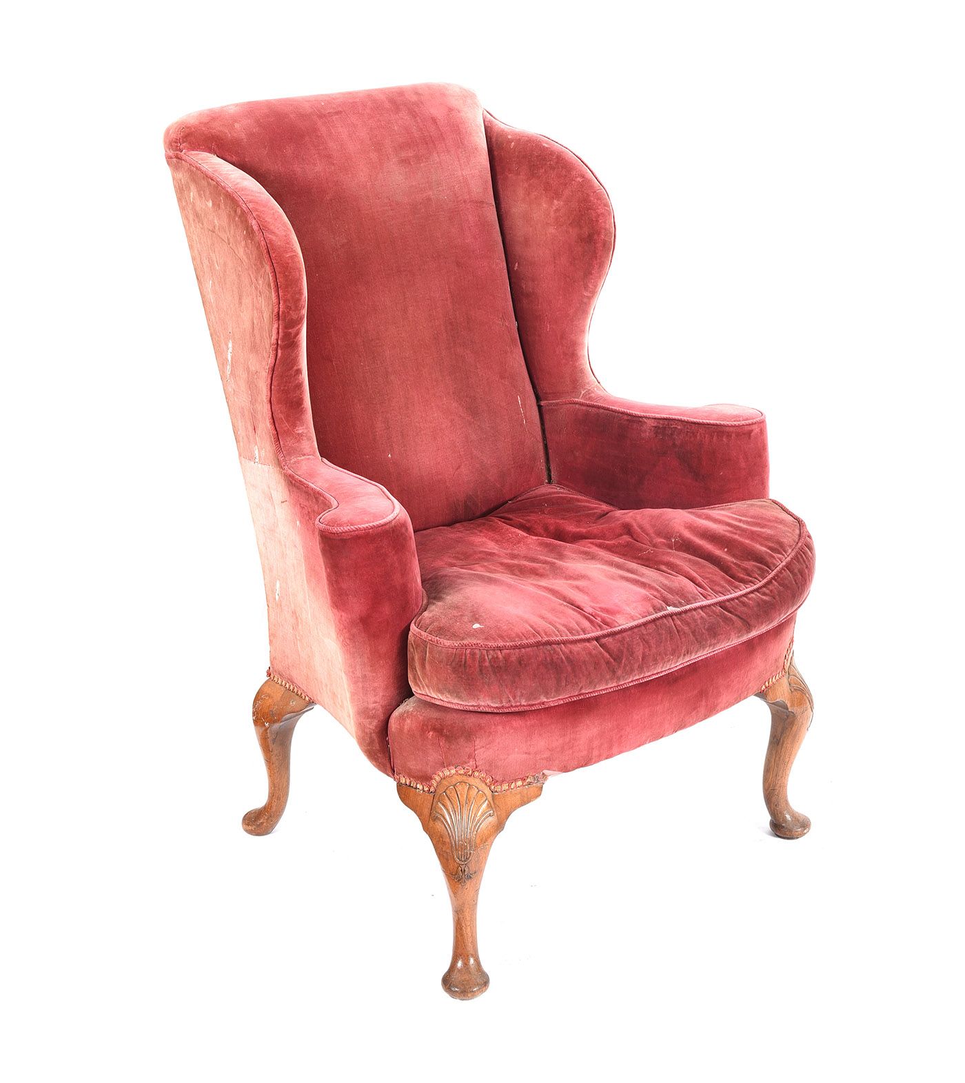 19TH CENTURY GENTLEMAN'S WINGBACK ARMCHAIR at Ross's Online Art Auctions