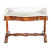 VICTORIAN MAHOGANY SERPENTINE FRONT MARBLE TOP WASHSTAND at Ross's Online Art Auctions