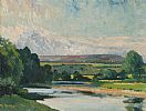 COUNTY DOWN RIVER by Charles Vincent Lamb RHA RUA at Ross's Online Art Auctions