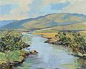 THE OWENCARROW RIVER NEAR BARNES GAP, DONEGAL by Gerald J.A. Carson at Ross's Online Art Auctions