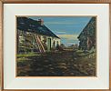 COUNTY ANTRIM FARMHOUSE by Wilfred Haughton RUA at Ross's Online Art Auctions