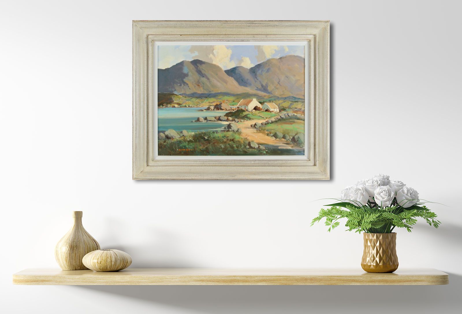 AMONG THE CONNEMARA BENS by George K. Gillespie at Ross's Online Art Auctions